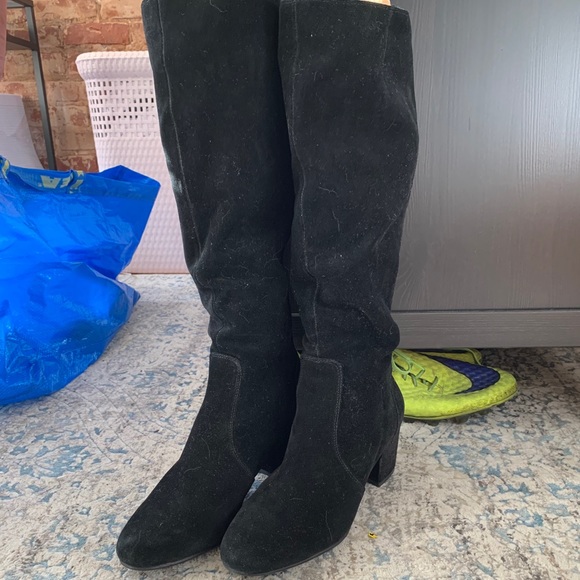 Knee High Suede Boots - Picture 2 of 6